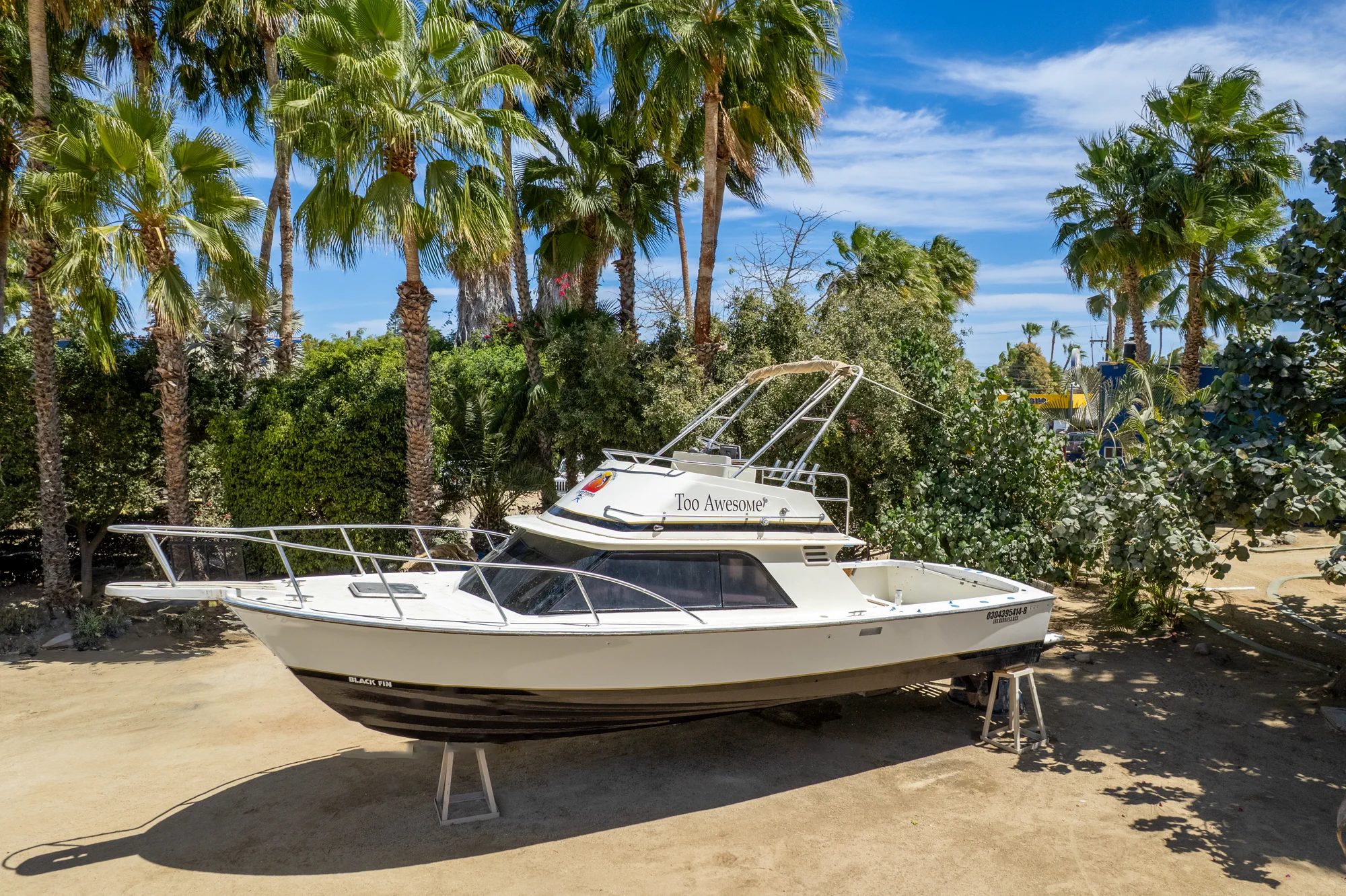 Too Awesome — aerial starboard profile