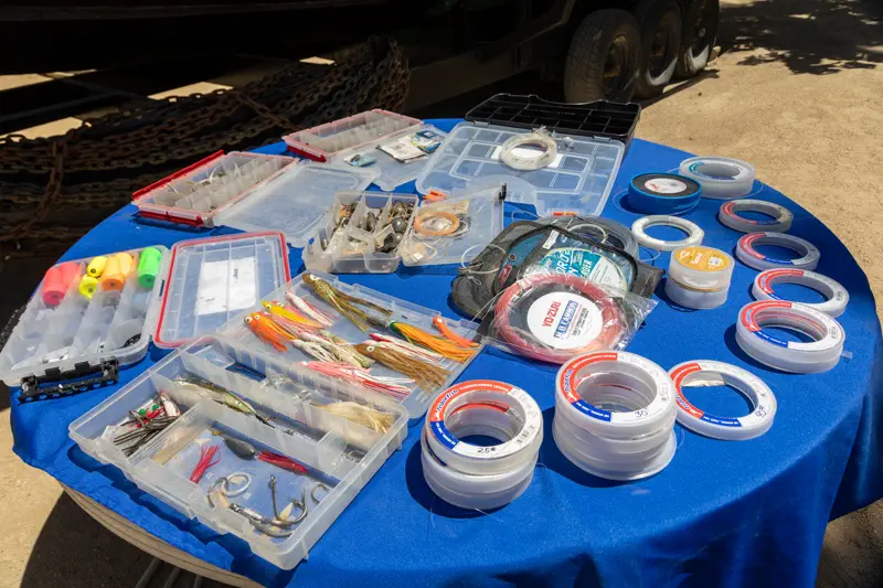 Terminal tackle and line