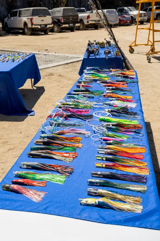The full lure spread