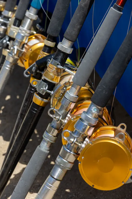 Matched reels on the rack
